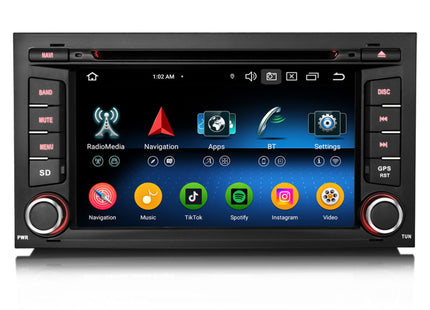 Seat Ibiza 6J | Leon 5F | CarPlay & Android Auto | autoradio | 2013 t/m 2017 | Android 13 | 4+64GB