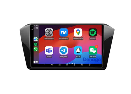 Volkswagen Passat CarPlay autoradio | 2014 t/m 2021 | Denago DNG-A284 | 9 inch | Android 13 | Draadloos CarPlay & Android Auto