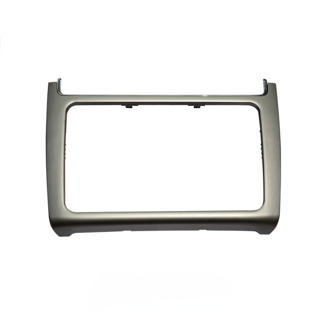 Volkswagen Polo 2 DIN Autoradio Inbouwframe | 2014 t/m 2017 | Dashboard Paneel | Zilvergrijs