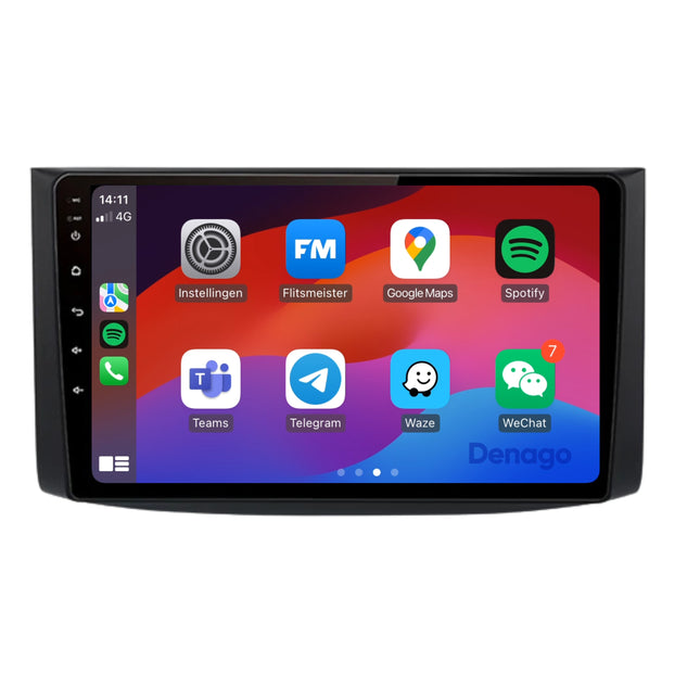 Chevrolet Aveo CarPlay autoradio | 2006 t/m 2012 | Denago DNG-A184 | 9 inch | Android 13 | Draadloos CarPlay & Android Auto