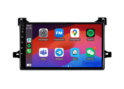 Toyota Prius CarPlay autoradio | 2016 t/m 2018 | Denago DNG-A311 | 9 inch | Android 13 | Draadloos CarPlay & Android Auto
