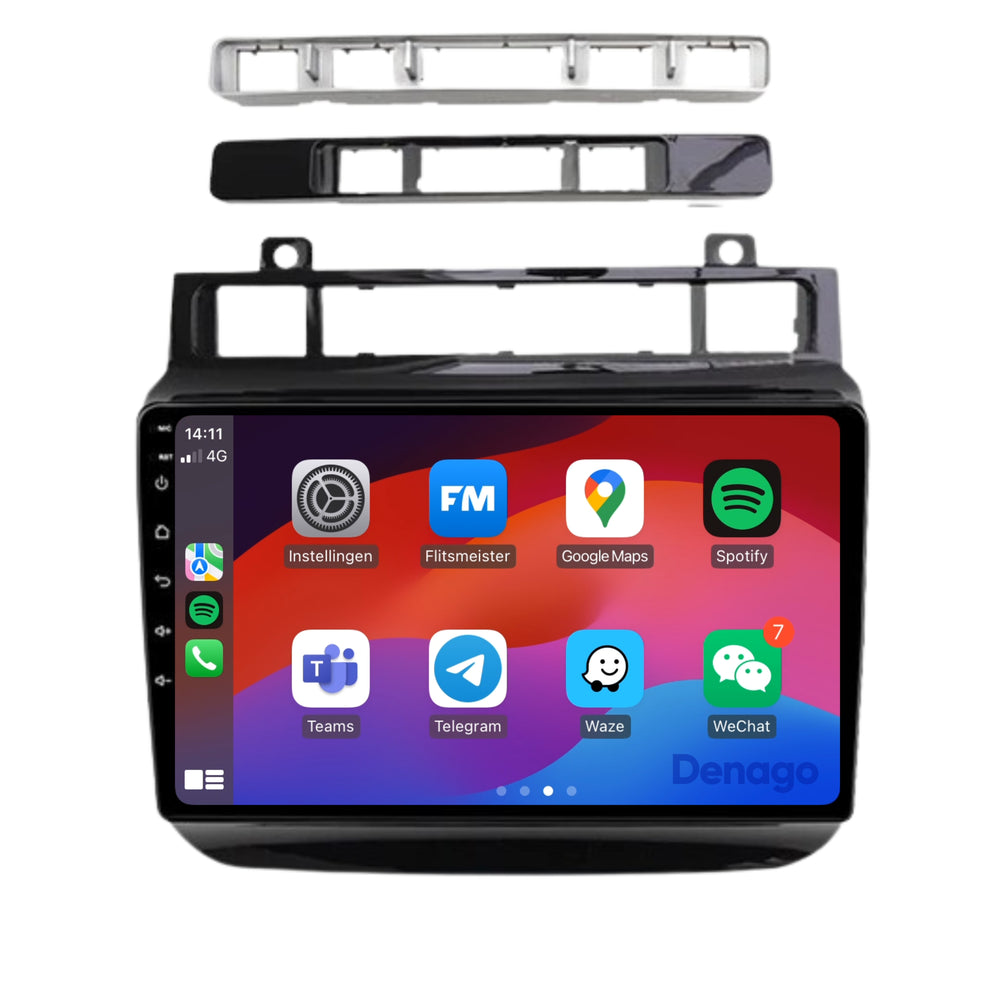 Radio para coche Volkswagen Touareg CarPlay | 2011 a 2017 | Denago DNG-A209 | 9 pulgadas | Androide 13 | CarPlay inalámbrico y Android Auto