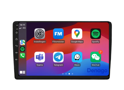 Kia Cee’d CarPlay autoradio | 2006 t/m 2011 | Denago DNG-A210 | 9 inch | Android 13 | Draadloos CarPlay & Android Auto