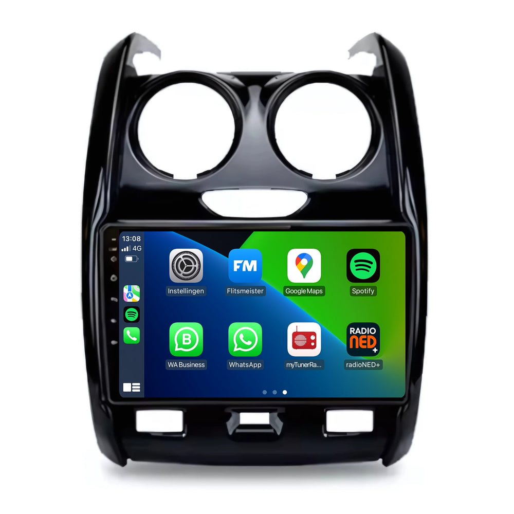 Dacia Duster | Androide 13 | Radio de coche | 2013 a 2017 | CarPlay y Android Auto