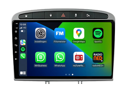Peugeot 408 / 308 | Android 13 | Autoradio | 2007 t/m 2013 | CarPlay & Android Auto