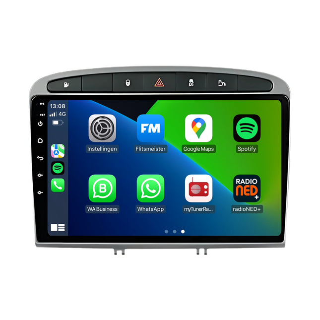 Peugeot 408 / 308 | Android 13 | Autoradio | 2007 t/m 2013 | CarPlay & Android Auto