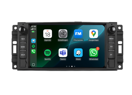 Jeep Cherokee Wrangler Compass | Carplay | Android 13 Autoradio Navigatie