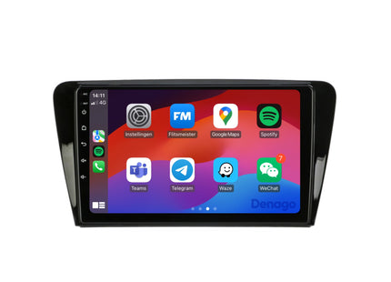 Skoda Octavia CarPlay autoradio | 2014 t/m 2017 | Denago DNG-A110 | 9 inch | Android 13 | Draadloos CarPlay & Android Auto