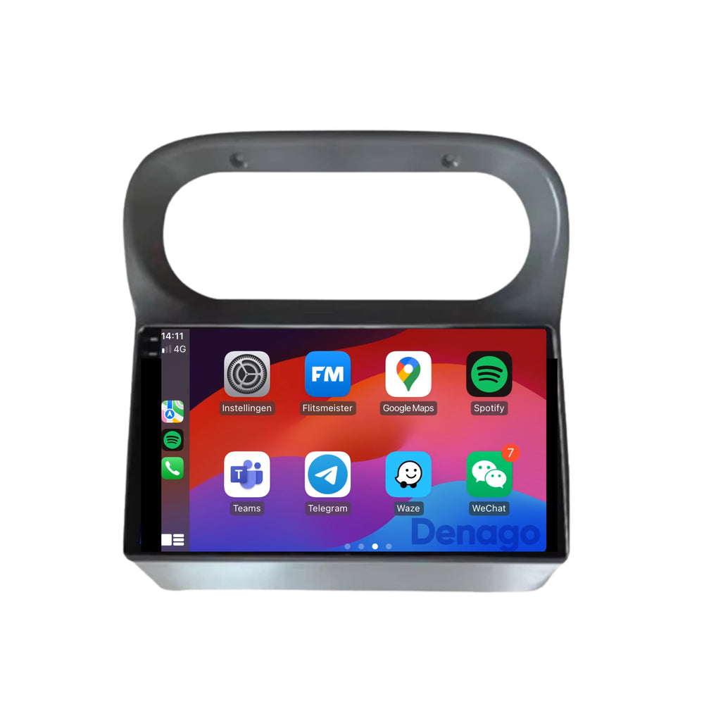 Radio para coche Renault Twingo CarPlay | 1998 a 2006 | Denago DNG-A302 | 9 pulgadas | Androide 13 | CarPlay inalámbrico y Android Auto