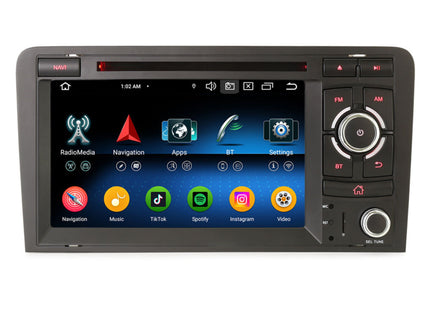 Audi A3 | S3 | RS3 | CarPlay & Android Auto | autoradio | 2005 t/m 2013 | Android 14 | 4+64GB