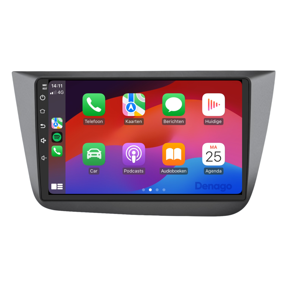 Radio para coche Seat Altea CarPlay | 2004 a 2015 | Denago DNG-A38 | 9 pulgadas | Androide 13 | CarPlay inalámbrico y Android Auto
