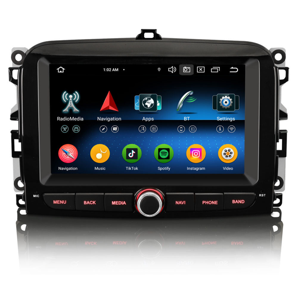 Fiat 500L CarPlay Android 13 | 2015 a 2018 | 4+64GB