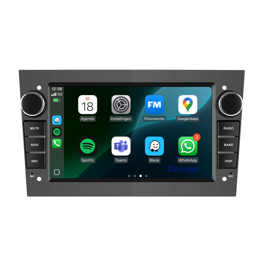 Opel Astra Corsa Zafira Tigra Omega Meriva Combo | 2000 t/m 2013 | Android 13 | Carplay & Android Auto |