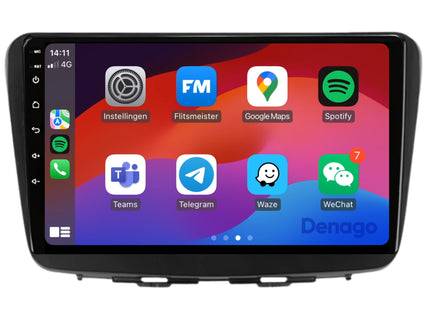 Suzuki Baleno CarPlay autoradio | 2015 t/m 2020 | Denago DNG-A143 | 9 inch | Android 13 | Draadloos CarPlay & Android Auto