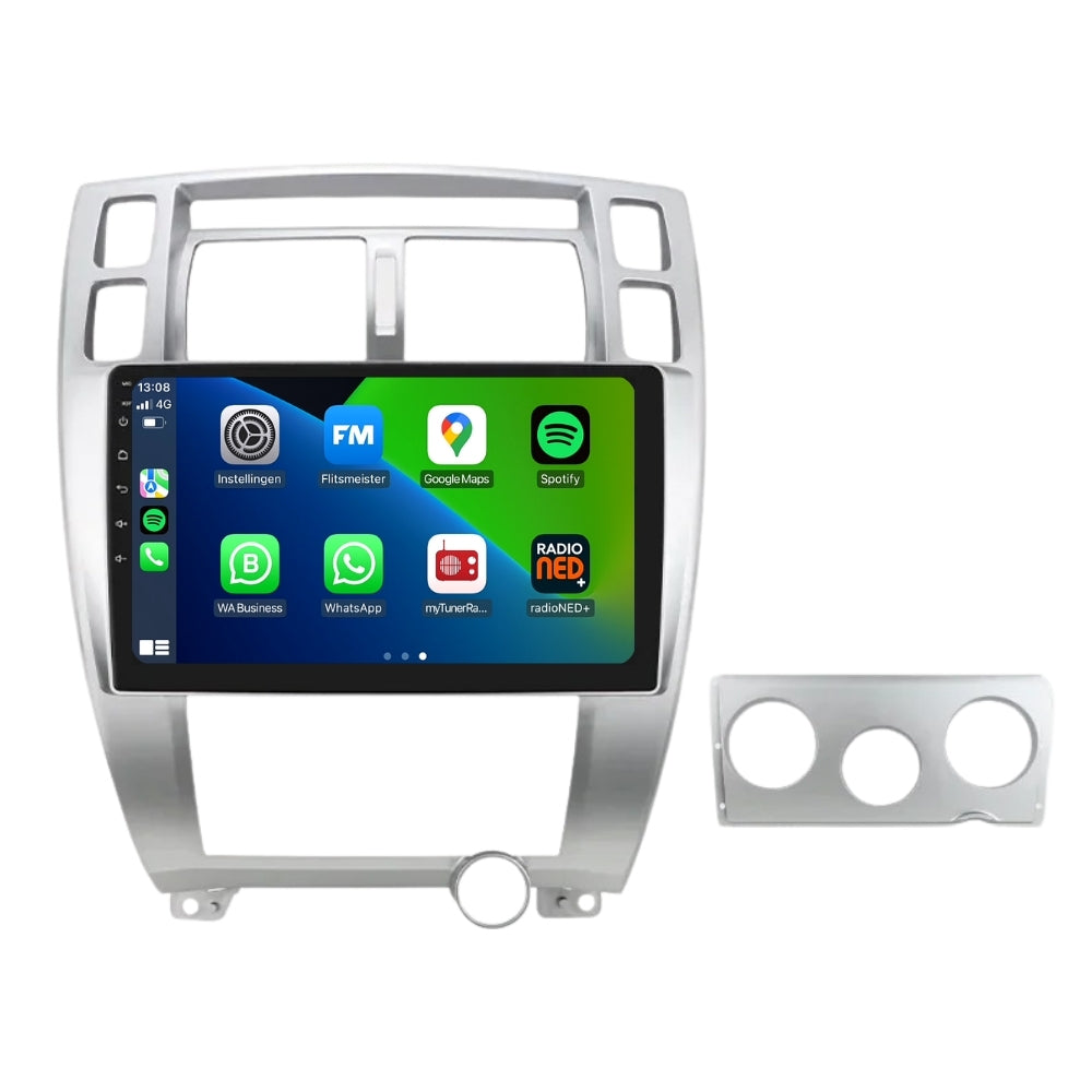 Hyundai Tucson | Androide 13 | Radio de coche | 2004 a 2010 | Carplay y Android Auto