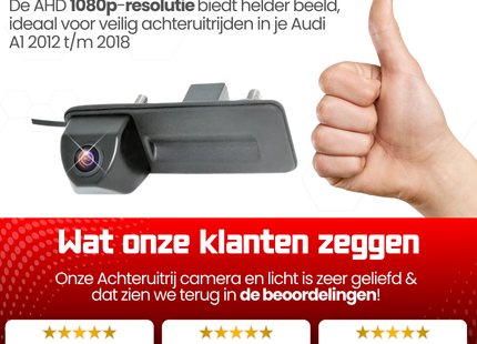 Audi A4 Achteruitrijcamera | 2017 t/m 2023 | Nachtzicht & HD Beeld