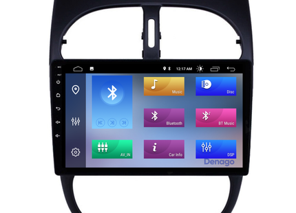 Peugeot 206 Autoradio | 1998 t/m 2009 | Android 13 & CarPlay