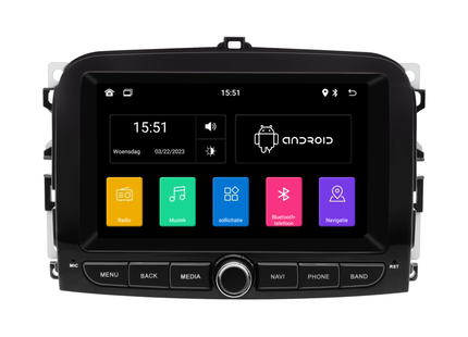 Fiat 500L CarPlay Android 13 | 2015 t/m 2018 | 4+64GB