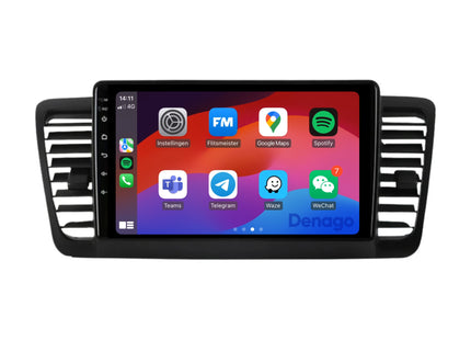 Subaru Outback CarPlay autoradio | 2004 t/m 2009 | Denago DNG-A219 | 9 inch | Android 13 | Draadloos CarPlay & Android Auto