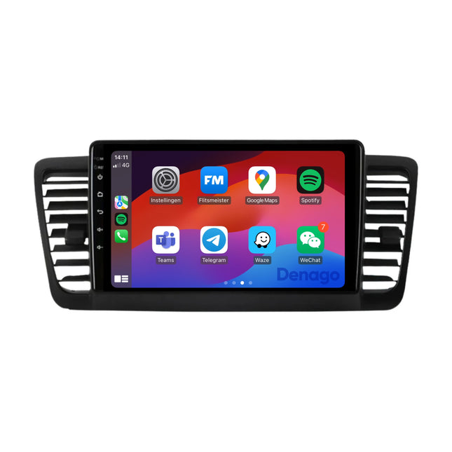 Subaru Outback CarPlay autoradio | 2004 t/m 2009 | Denago DNG-A219 | 9 inch | Android 13 | Draadloos CarPlay & Android Auto