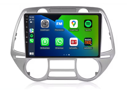 Hyundai i20 | Android 13 | Autoradio | 2008 t/m 2014 | CarPlay & Android Auto