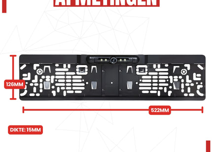 Cartronix RV-420 PRO kentekenplaathouder met camera | Full HD