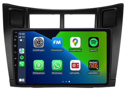 Toyota Yaris | Android 13 | Autoradio | 2005 t/m 2012 | CarPlay & Android Auto