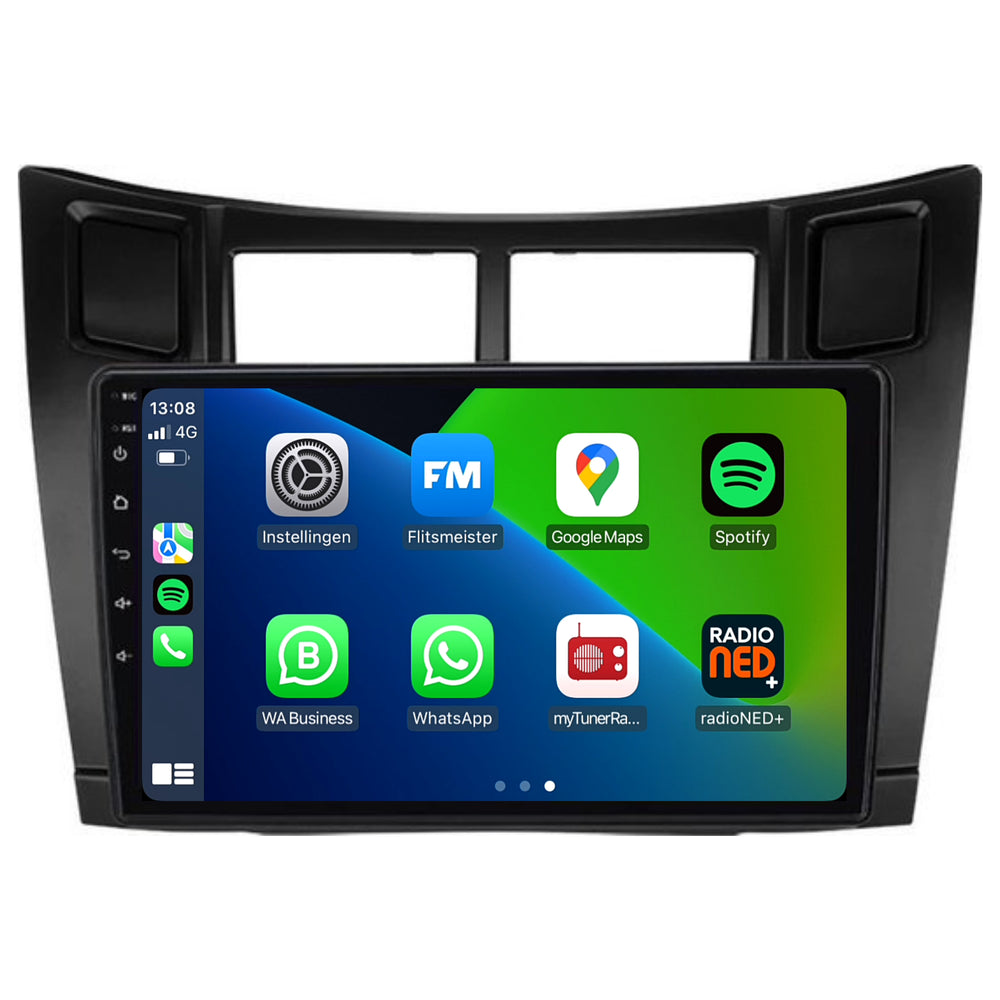 Toyota Yaris | Android 13 | Car radio | 2005 to 2012 | CarPlay & Android Auto