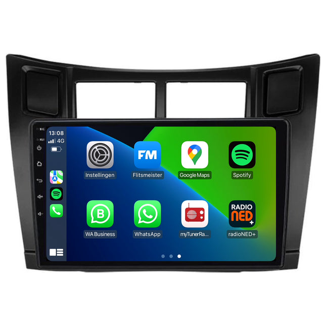 Toyota Yaris | Android 13 | Autoradio | 2005 t/m 2012 | CarPlay & Android Auto
