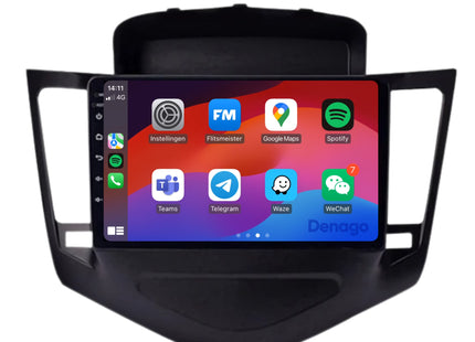 Chevrolet Cruze CarPlay autoradio | 2008 t/m 2012 | Denago DNG-A112 | 9 inch | Android 13 | Draadloos CarPlay & Android Auto