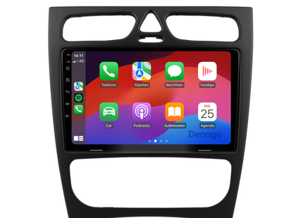 Mercedes C klasse W203 Autoradio | 2000 t/m 2004 | Android 13 & CarPlay