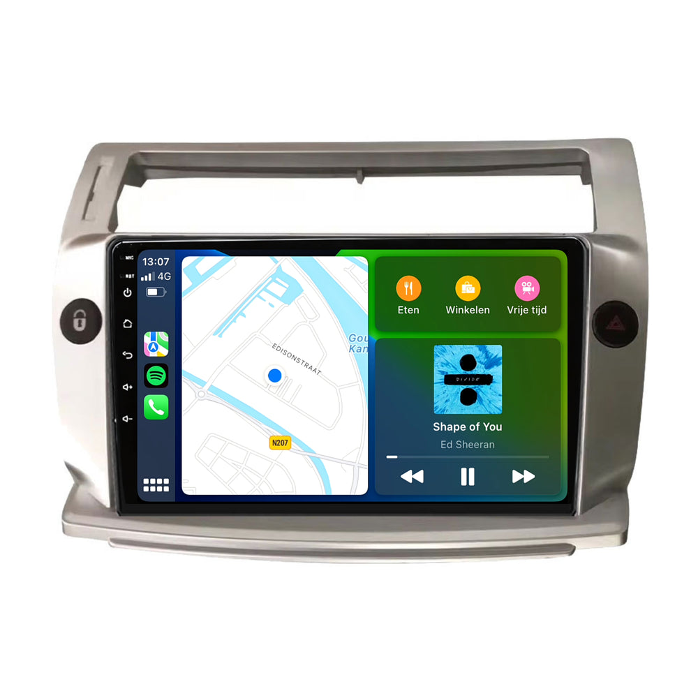 Citroën C4 | Androide 13 | Radio de coche | 2004 a 2010 | Carplay y Android Auto