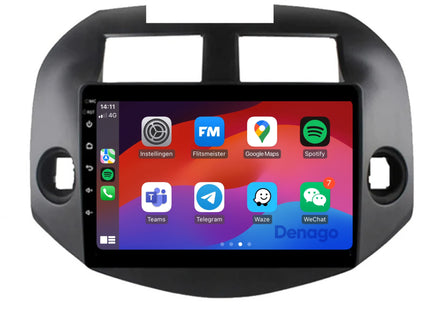 Radio para coche Toyota RAV4 CarPlay | 2007 a 2012 | Denago DNG-A314 | 10 pulgadas | Android 13 | CarPlay inalámbrico & Android Auto
