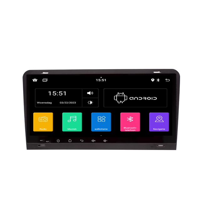 Audi A3 S3 RS3 | CarPlay & Android Auto | autoradio | 2004 t/m 2013 | Android 13 | 4+64GB