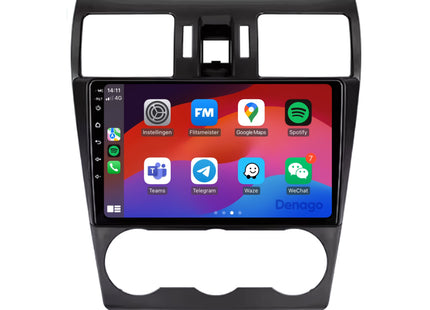 Subaru Forester CarPlay autoradio | 2014 t/m 2018 | Denago DNG-A90 | 9 inch | Android 13 | Draadloos CarPlay & Android Auto