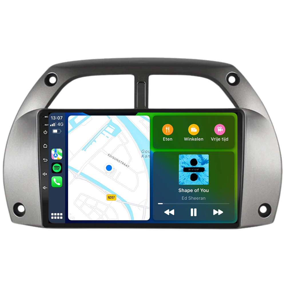 Toyota Rav 4 | Android 13 | Autoradio | 2001 t/m 2003 | CarPlay & Android Auto