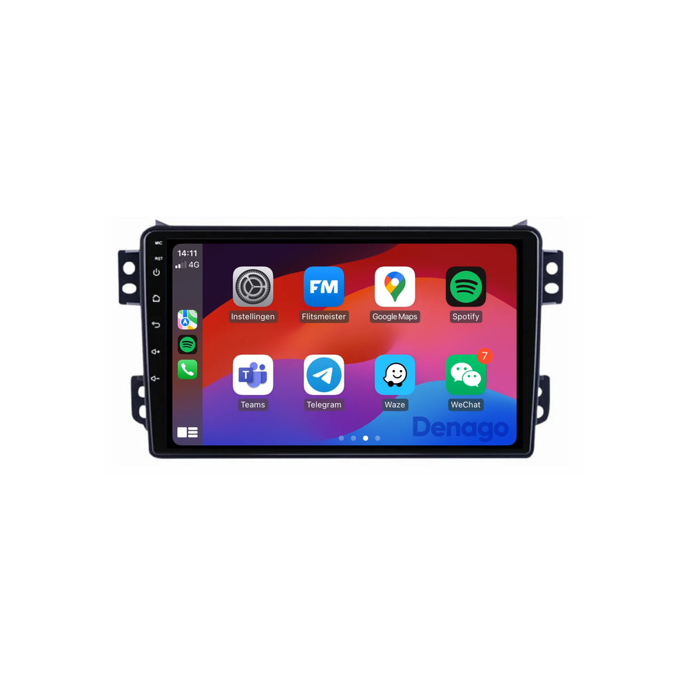 Radio de coche Opel Agila CarPlay | 2008 a 2015 | Denago DNG-A245 | 9 pulgadas | Androide 13 | CarPlay inalámbrico y Android Auto