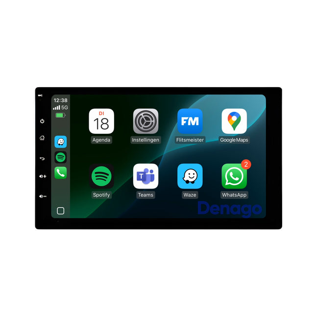 Universele 1 DIN Autoradio | 9 inch | Draadloos CarPlay & Android Auto