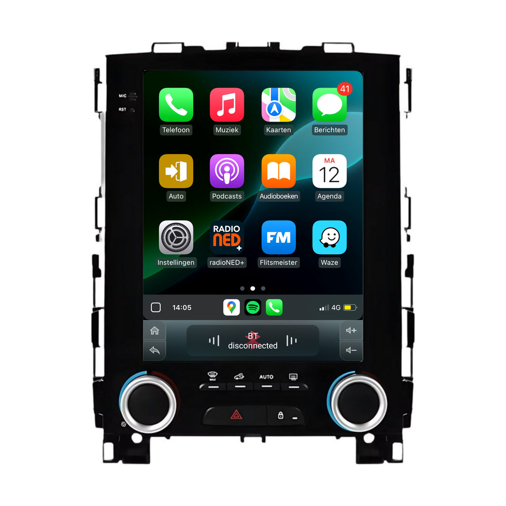 Cartronix Renault Megane 4 | 2016 t/m 2024 | Autoradio Navigatie | Apple CarPlay & Android Auto | Android 13 | Groot HD Scherm