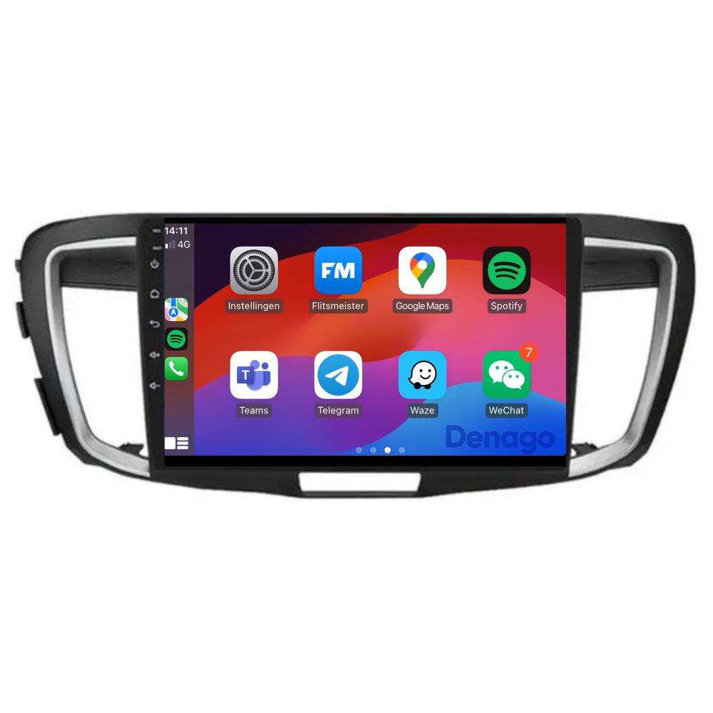 Radio para coche Honda Accord CarPlay | 2013 a 2017 | Denago DNG-A293 | 9 pulgadas | Androide 13 | CarPlay inalámbrico y Android Auto