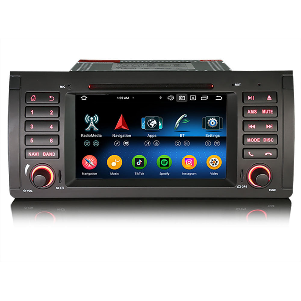 BMW X5 E53 | Radio de coche CarPlay y Android Auto | 2000 a 2006 | Androide 13 | 4+64GB