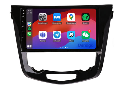 Autoradio Nissan X-Trail compatible CarPlay | 2014 à 2021 | Denago DNG-A107 | Écran 10 pouces | Android 13 | CarPlay sans fil & Android Auto