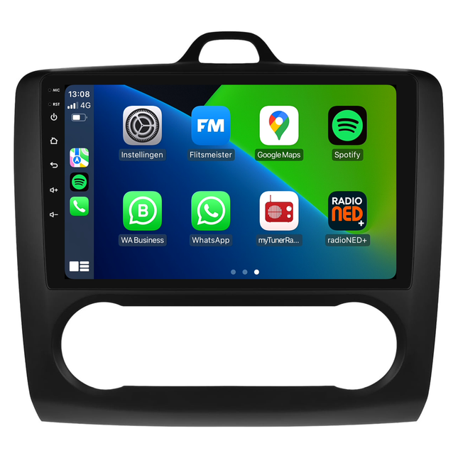 Ford Focus | Android 13 | Autoradio | 2004 t/m 2011 | CarPlay & Android Auto