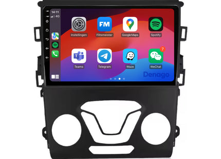 Ford Mondeo CarPlay autoradio | 2013 t/m 2018 | Denago DNG-A85 | 9 inch | Android 13 | Draadloos CarPlay & Android Auto
