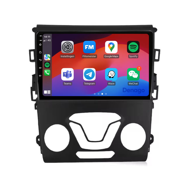 Ford Mondeo CarPlay autoradio | 2013 t/m 2018 | Denago DNG-A85 | 9 inch | Android 13 | Draadloos CarPlay & Android Auto