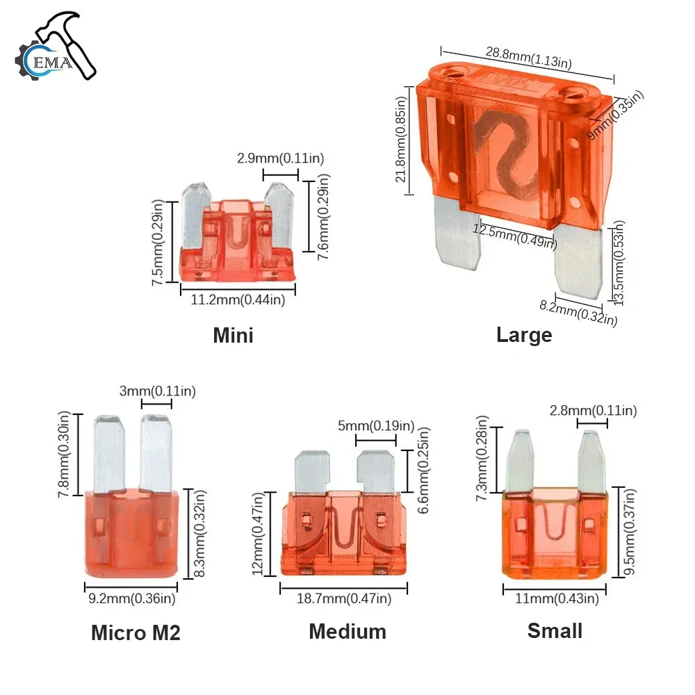 Complete Auto Zekeringen Set – 300 Stuks (Micro, Mini & Standaard)