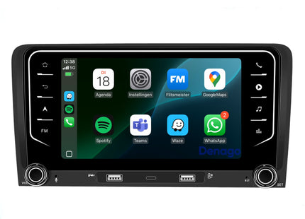 Audi A3 CarPlay Autoradio | Android 13 | 2GB + 64GB | 2004 t/m 2013 | Android Auto