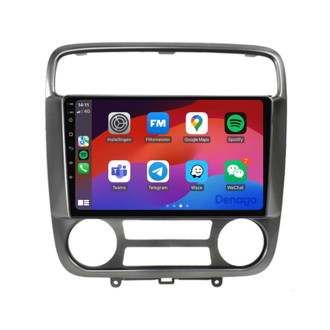 Honda Stream CarPlay autoradio | 2000 t/m 2006 | Denago DNG-A138 | 9 inch | Android 13 | Draadloos CarPlay & Android Auto