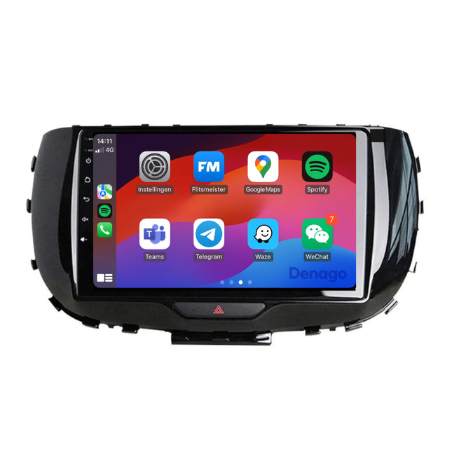 Kia Soul CarPlay autoradio | 2020 t/m 2024 | Denago DNG-A165 | 9 inch | Android 13 | Draadloos CarPlay & Android Auto