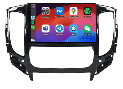 Mitsubishi Triton CarPlay autoradio | 2015 t/m 2018 | Denago DNG-A285 | 9 inch | Android 13 | Draadloos CarPlay & Android Auto